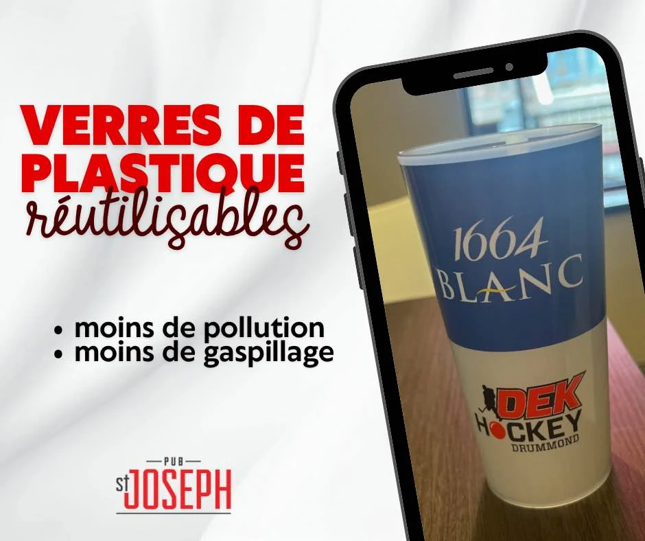 Verres réutilisables