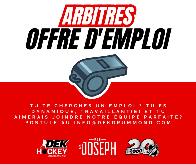 Arbitres recherchés